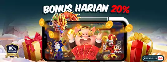 BONUS HARIAN 20%